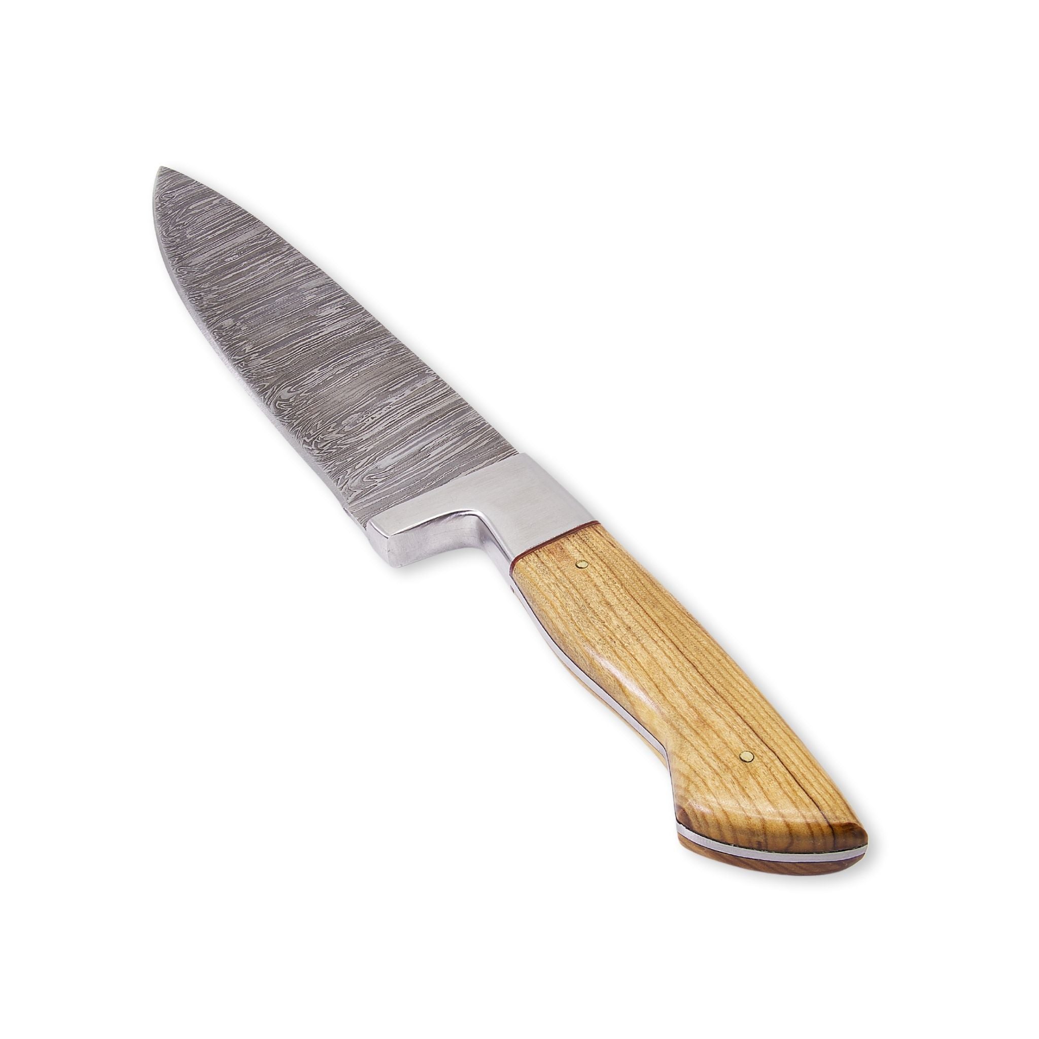Chop Keen II, Damascus Steel, Handmade Chef Knife