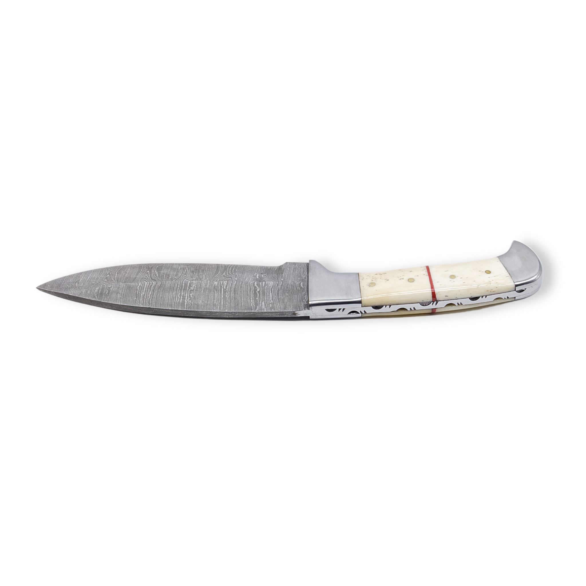 Outback Edge I, Damascus Steel, Handmade Hunting Knife