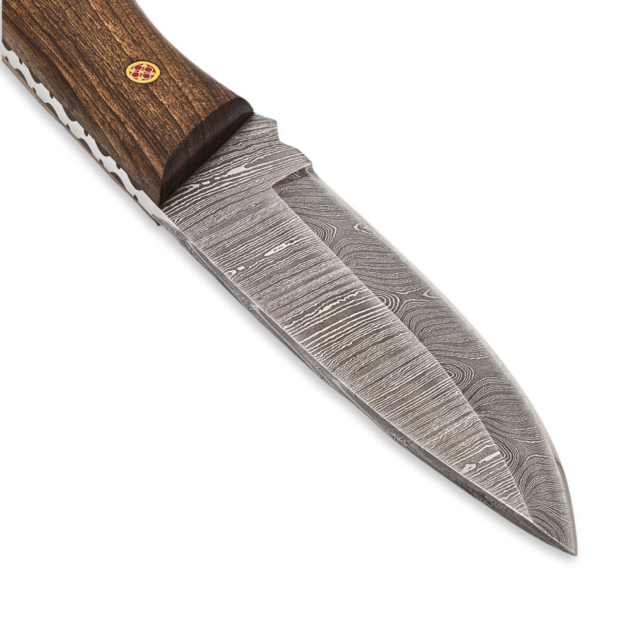Outback Nomad III, Damascus Steel, Handmade Hunting Knife