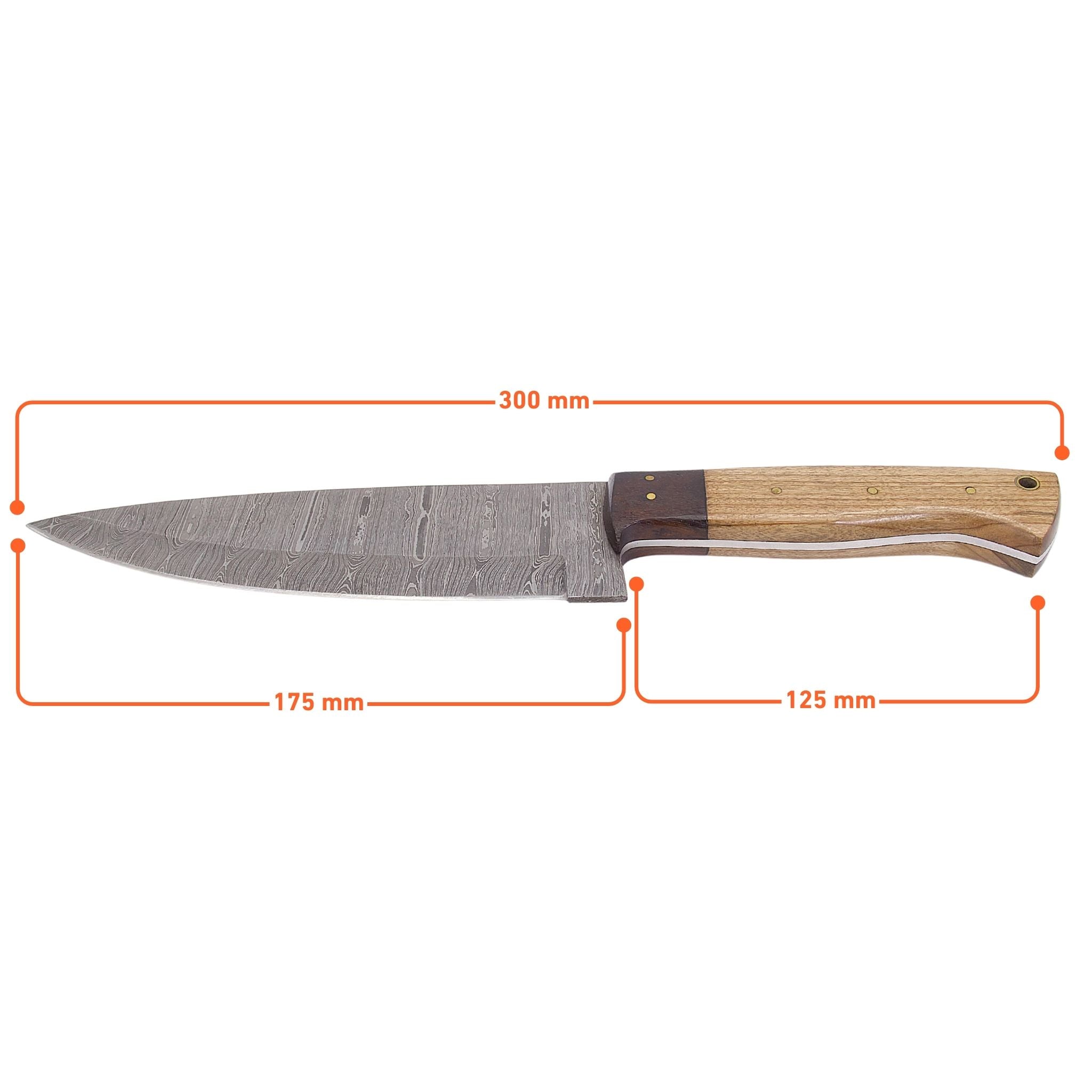 Chop Keen III, Handmade Chef's Knife