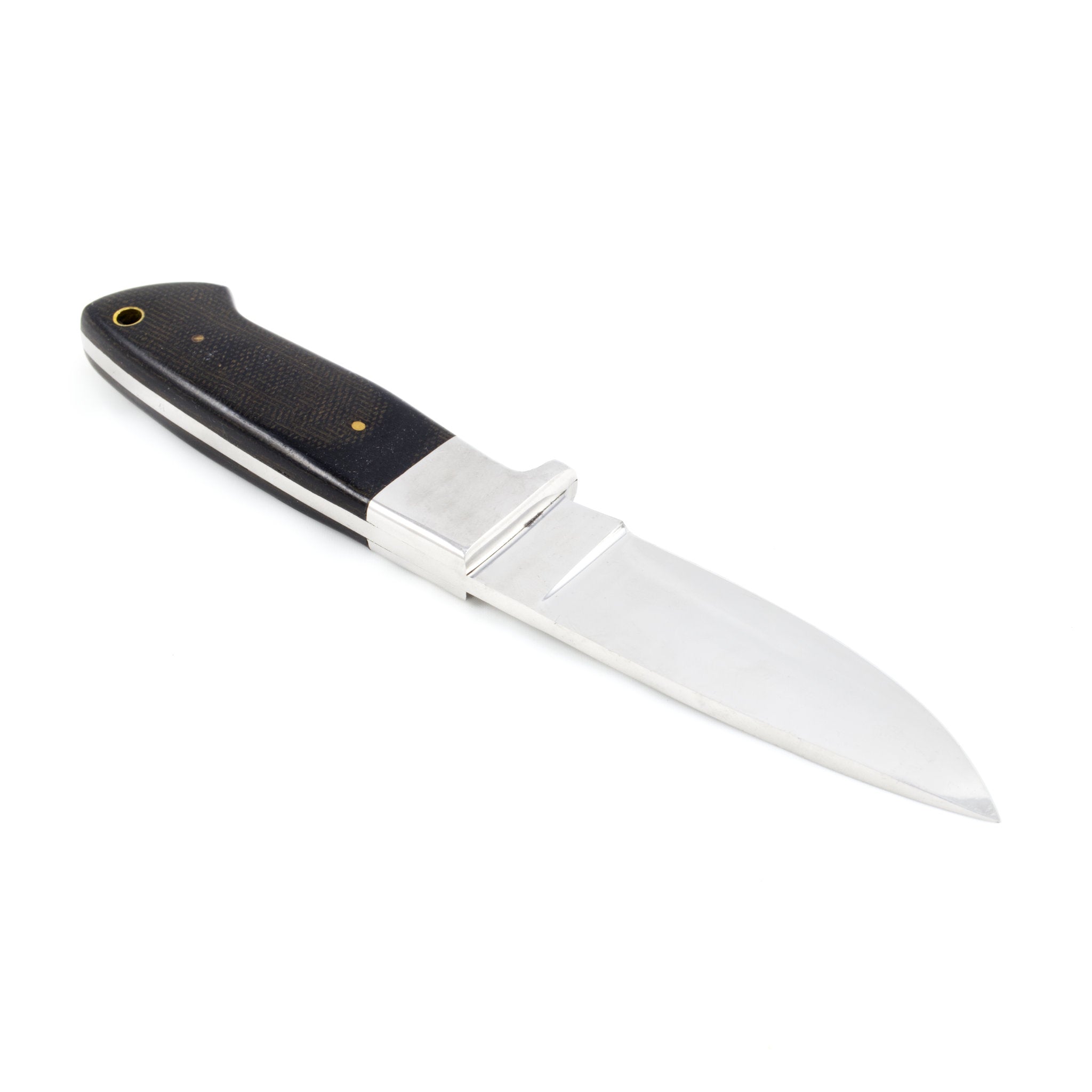 Camp Crony Handmade Hunting Knife Stainless Steel Blade Micarta Handle